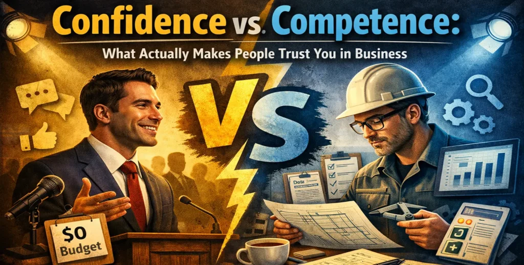 Confidence Or Competence What Actually Makes People Trust You In Business